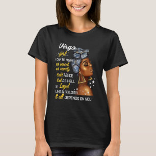 Birthday Zodiac Våg Girl August eller September Wo T Shirt