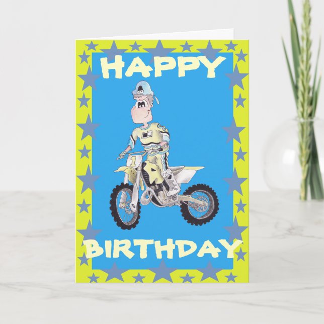 BIRTHDAYcard spangleMASSIVE Kort (Framsida)