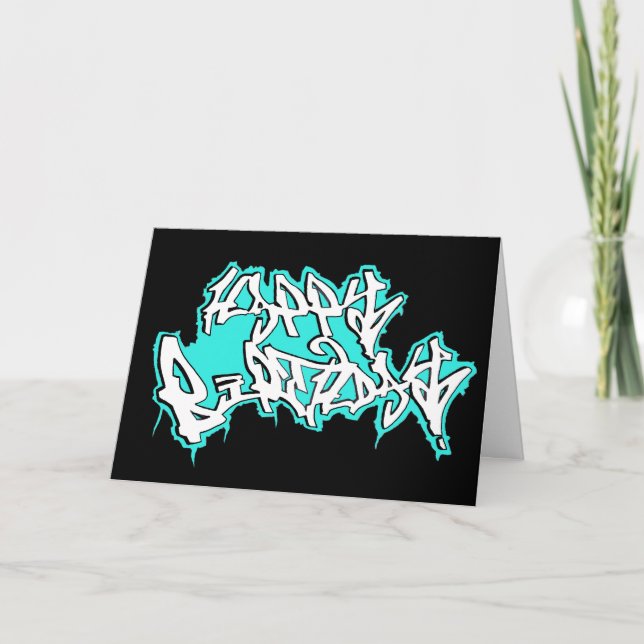 BIRTHDAYcard spangleMASSIVE Kort (Framsida)