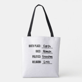 BIRTHPLACE EARTH TOTE BAG TYGKASSE