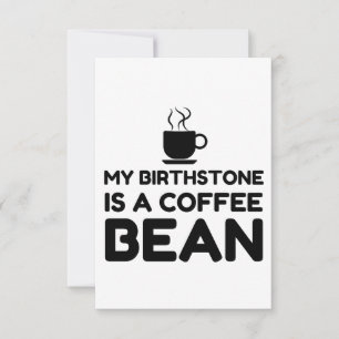 BIRTHSTONE ÄR EN KOFFETISK BÄN TACK KORT