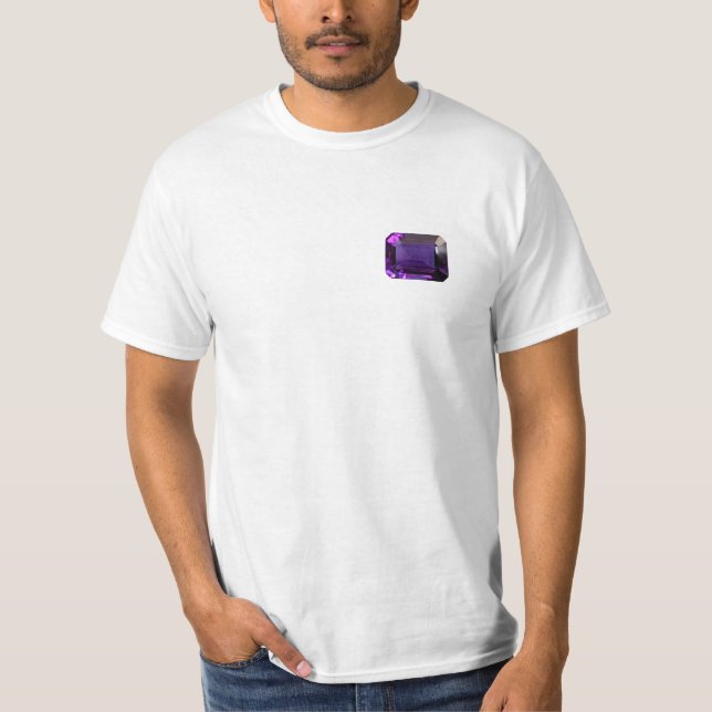 Birthstone Chart December Tanzanite T-Shirt (Framsida)
