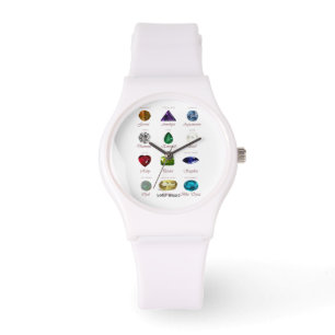 Birthstone-diagram Armbandsur