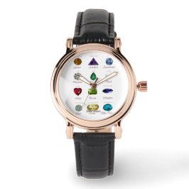Birthstone-diagram Armbandsur