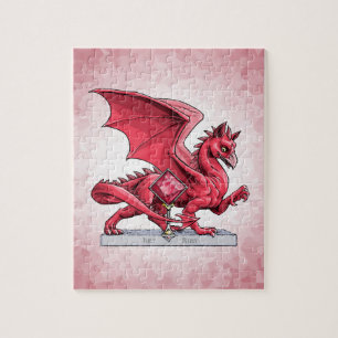 Birthstone Dragon i juli: Ruby Pussel