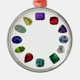 Birthstone Julgransprydnad Metall