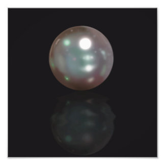 Birthstone Pearl June Fototryck