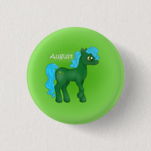 Birthstone Ponny Augusti/Peridot Knapp