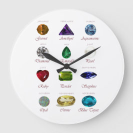 Birthstone Stor Klocka
