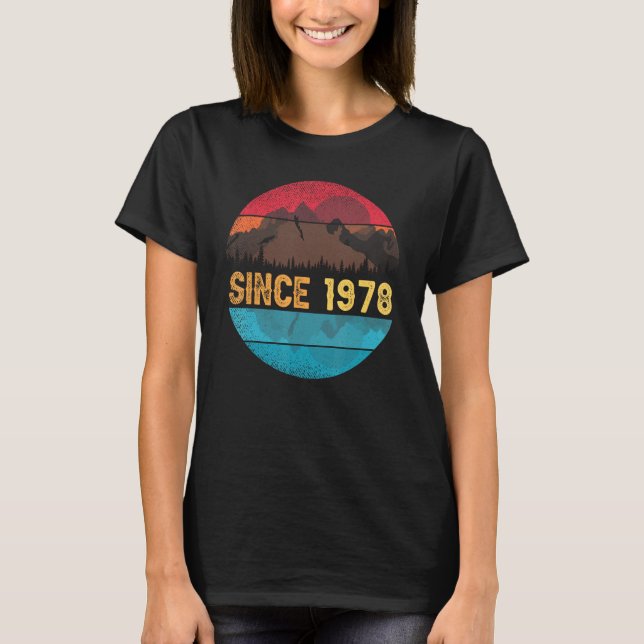 Birthyear 1978 retro and vintage designed t shirt (Framsida)
