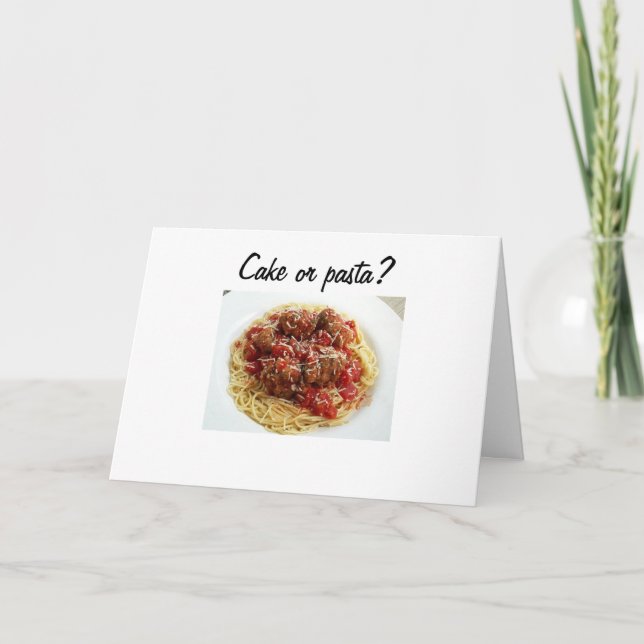 BIRTIDKORT FÖR CAKE ELLER PASTA KORT (Framsida)