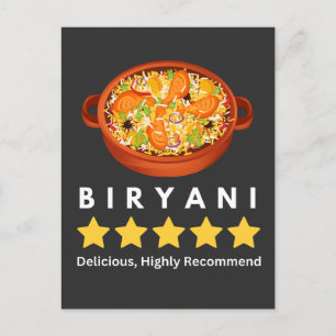 biryani älskare T-Shirt Vykort