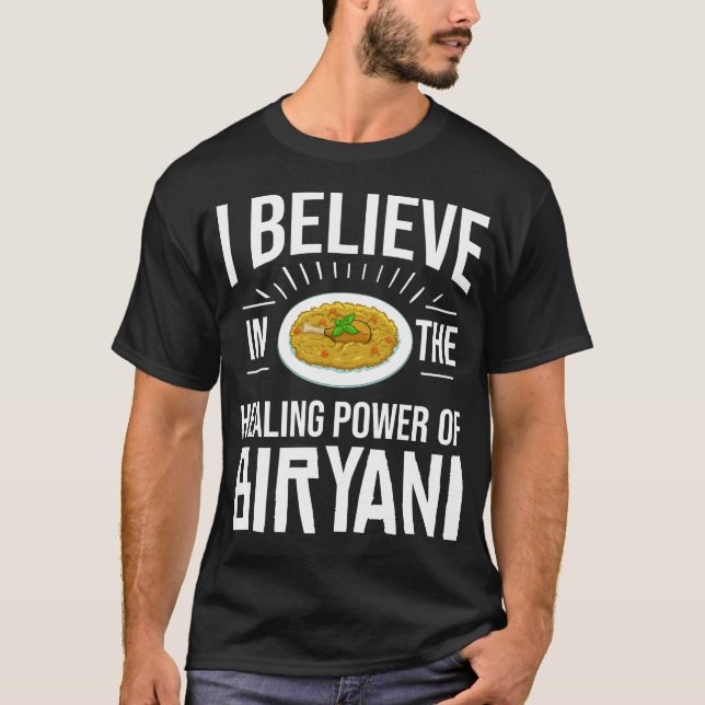 Biryani Gift Pakistan Food Chicken Dum Pot T Shirt (Framsida)
