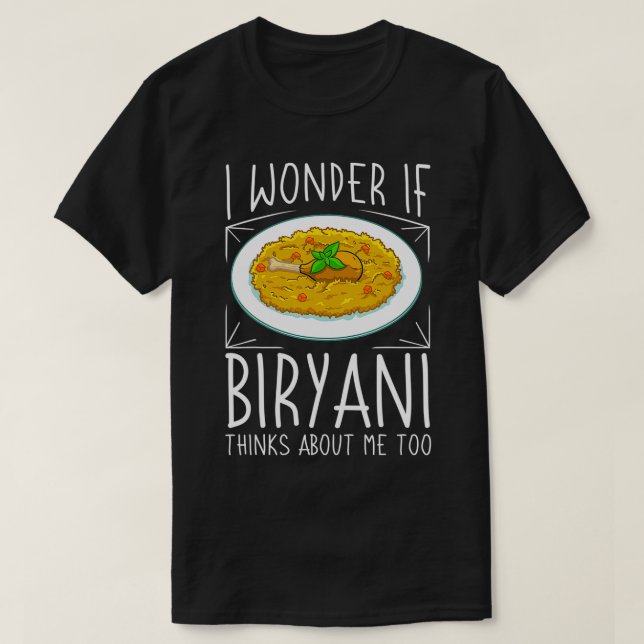 Biryani Gift Pakistani Food Chicken Dum Pot  T Shirt (Design framsida)