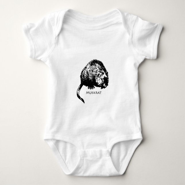 Bisam (illustration) tee (Framsida)