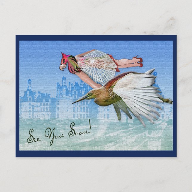 bisarr flygresa - återvändande från vakuum vykort (Framsida)