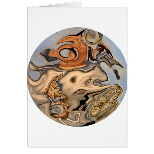 bisarr hälsningskort (Framsidan)