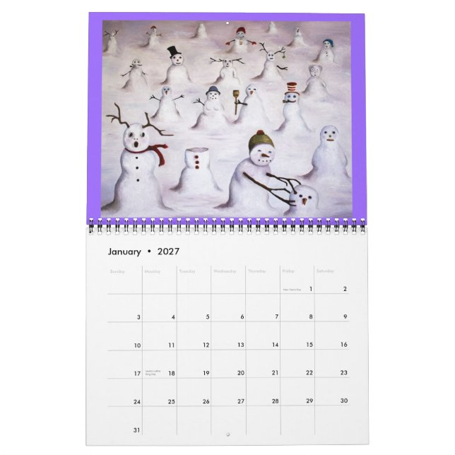 Bisarr humor 2012 kalender (Jan 2027)