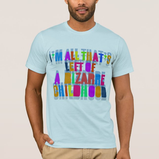 bisarr t-skjorta tee shirt (Framsida)