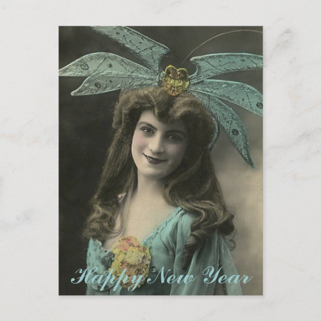 bisarre nyår Önskemål Helg Vykort (Framsida)