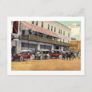 Biscayne Hotel, Miami, Florida Vintage Vykort