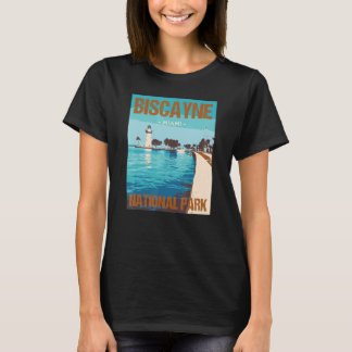 Biscayne National Park Miami Affischdesign T Shirt