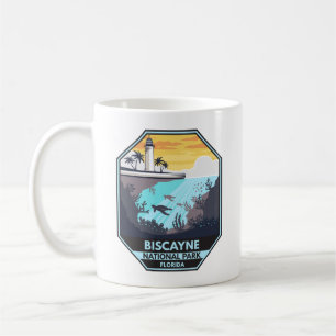 Biscayne nationalpark Florida Emblem Kaffemugg