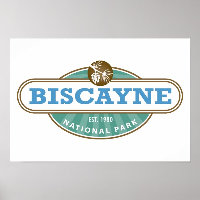 Biscayne nationalpark Florida Poster (Framsidan)
