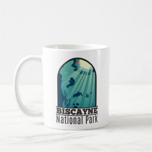 Biscayne nationalpark Florida Underwater Maritime Kaffemugg