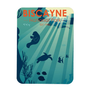 Biscayne nationalpark Florida Underwater Maritime Magnet