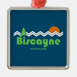 Biscayne nationalpark Retro Julgransprydnad Metall