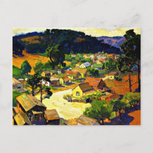 Bischoff - Cambria, en fredlig Kalifornien Town Vykort