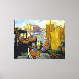 Bischoff - San Pedro Harbour Canvastryck