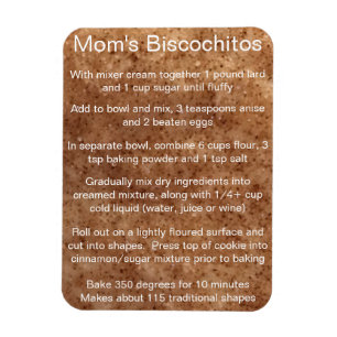 Biscochito New mexico officiell cookie recept Magnet