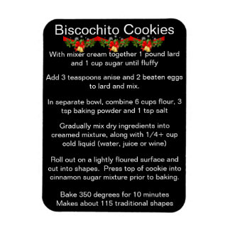Biscochito New Mexicos officiella kakor recept Magnet