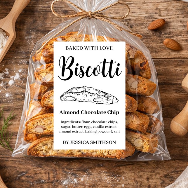 Biscotti Anpassad Hemmagjord etikett BIS001tr (Skapare uppladdad)