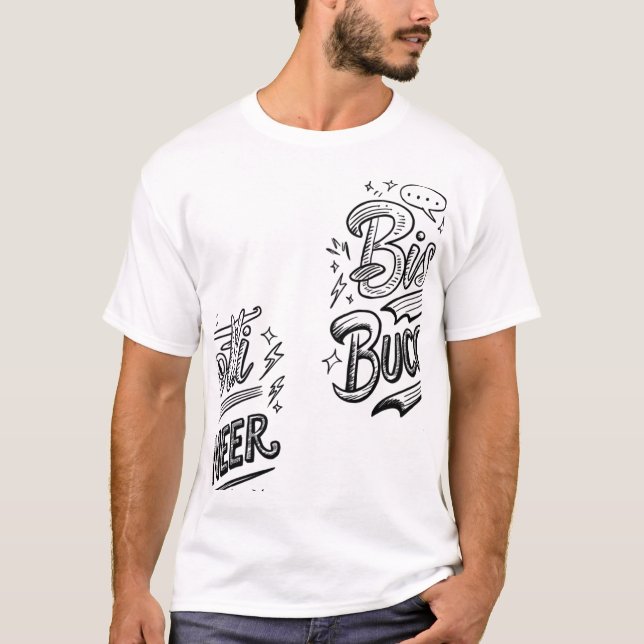 Biscotti Buccaneer T-Shirt Design 👕 ✅ (Framsida)