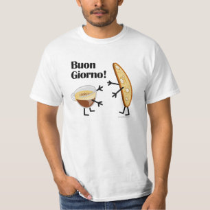 Biscotti & kaffe - Buon Giorno! T-shirt