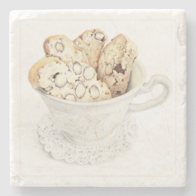 BISCOTTI Marmor Stenservett Stenunderlägg (Framsidan)