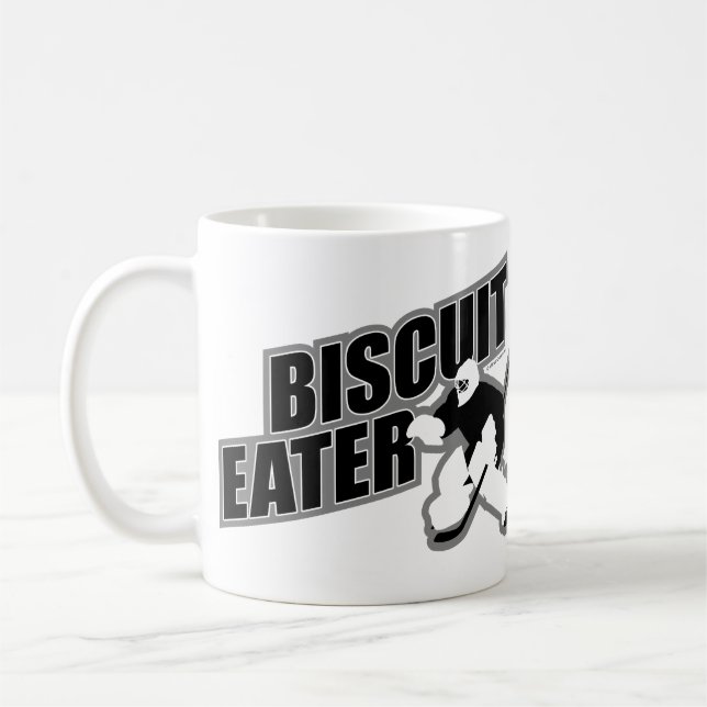 Biscuit Eater (Hockey Goalie) kaffe Mugg (Vänster)