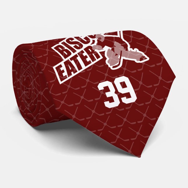 Biscuit Eater (Hockey Goalie) Neck Tie Slips (Rullad)