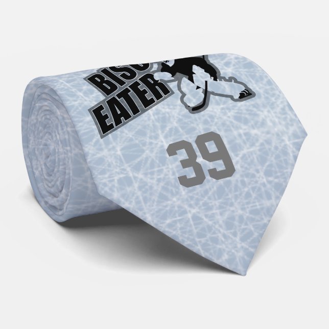 Biscuit Eater (Hockey Goalie) Neck Tie Slips (Rullad)