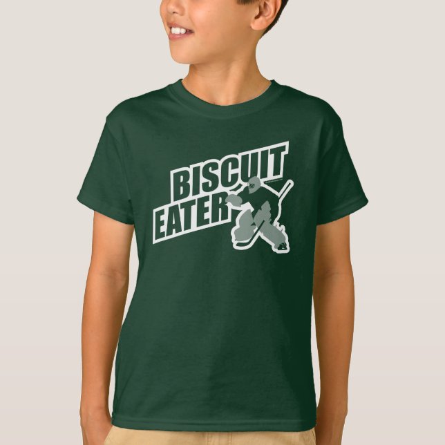 Biscuit Eater (Hockey Goalie) Tee Shirt (Framsida)