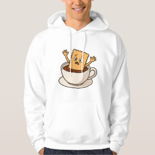 Biscuit i Trouble Inside a Coffee Kopp Hoodie