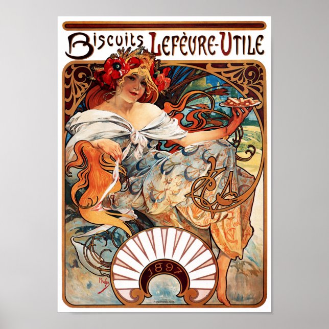 Biscuit, Mucha Poster (Framsidan)