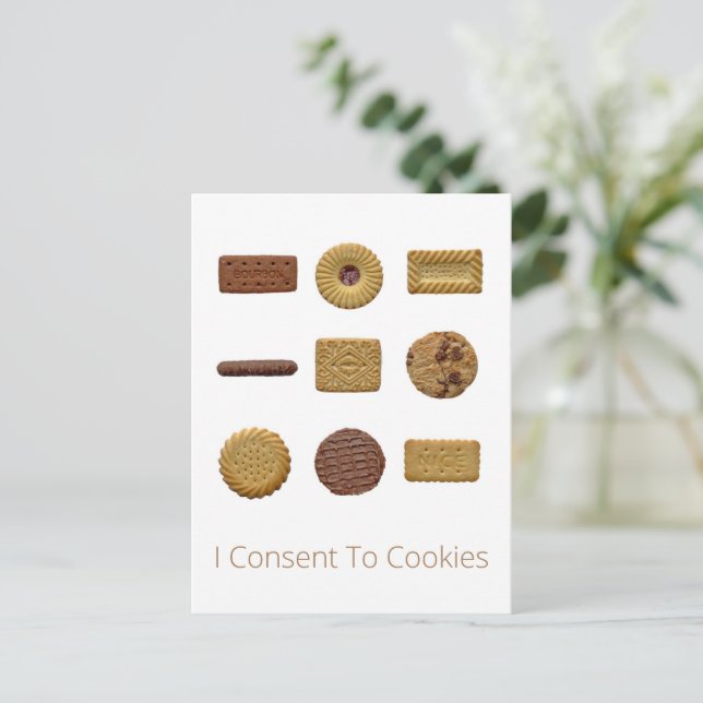 Biscuit Vykort (Stående Fram)