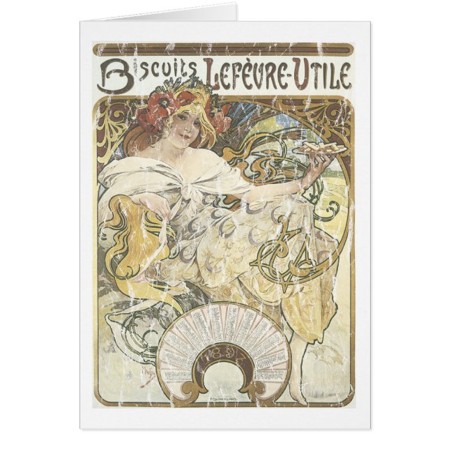 Biscuits - fruktlös - nöd hälsningskort (Framsidan)