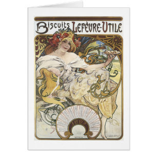 Biscuits Lefeure-1897 Hälsningskort