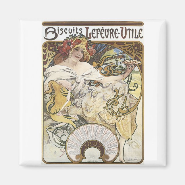 Biscuits Lefeure-1897 Magnet (Framsidan)