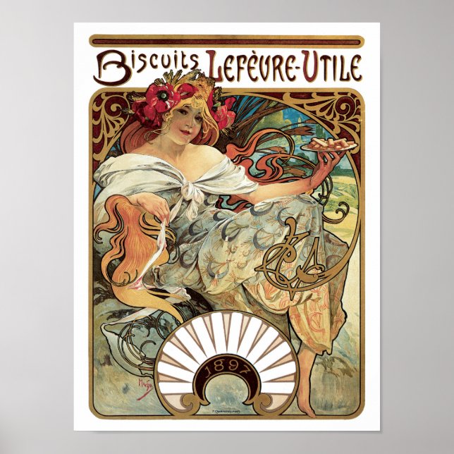 Biscuits Lefevre-Utile Poster (Framsidan)